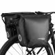 3. Rockbros AS-003-1BK waterproof bicycle bag with shoulder strap, front/rear mounting, 10-14l - black