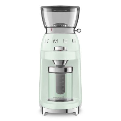 Smeg Kaffeem?hle CGF03PGEU, 15 Mahlgrade, 240g Bohnenbeh., 150W, Hellgr?n