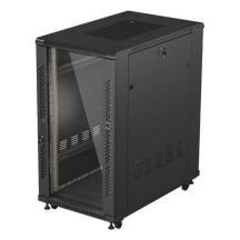 Lanberg FF01-6022-12B 22U Rack Freestanding Rack Black