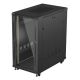 Lanberg FF01-6022-12B 22U Rack Freestanding Rack Black