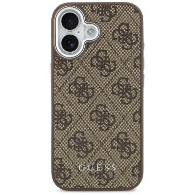 3. Guess 4G Classic Logo MagSafe case for iPhone 17 - brown