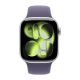 3. Apple Watch Series 11 GPS 42mm Silver Aluminum Case with Purple Fog Sport Band - M/L