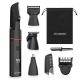 2. MAXGROOM LK-881 multifunctional trimmer with replaceable tips - black
