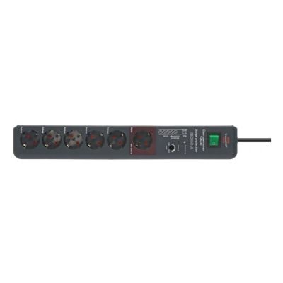 9. Brennenstuhl Secure-Tec 19.500A 6 AC Power Strip