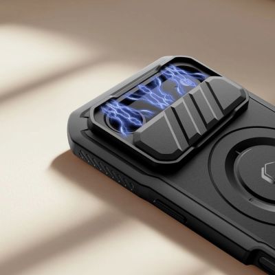 6. Tech-Protect Kevlar MagSafe Case for iPhone 17 Air - Black