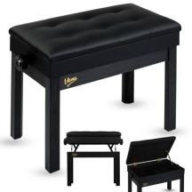 V-TONE PB2 BK piano keyboard bench black tap