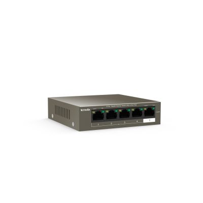 3. PoE switch Tenda TEG1105P-4-63W (5x 10/100/1000Mbps)