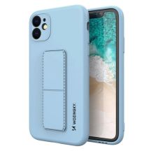 Wozinsky Kickstand Case Silicone Case with Stand Xiaomi Redmi 10X 4G / Xiaomi Redmi Note 9 Light Blue