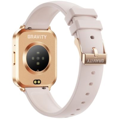 15. Smartwatch Gravity Rose Gold Strap + Bracelet GT44-2