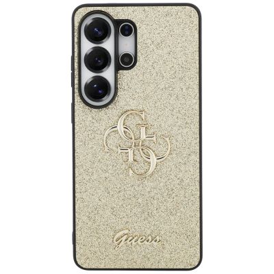 3. Guess Fixed Glitter Big 4G Metal Logo case for Samsung Galaxy S26 Ultra - gold