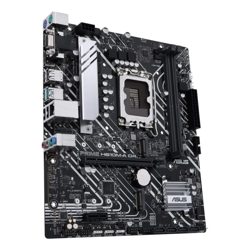 4. ASUS PRIME H610M-A D4-CSM Intel H610 LGA 1700 micro ATX