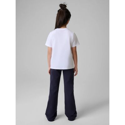 2. Girls' sweatpants with flared legs 4F 4FJRSS26TTIGF327-31S