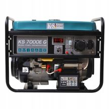 KÖNNER & SÖHNEN HYBRID GENERATOR (GASOLINE/LPG) 5.0kW 230V KS 7000E G, ELECTRIC START