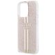 6. Guess IML 4G Gold Stripe case for iPhone 15 Pro - pink