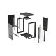3. LANBERG FLOOR RACK CABINET 19" 24U 600X800 BLACK GLASS DOOR LCD (FLAT PACK) V2
