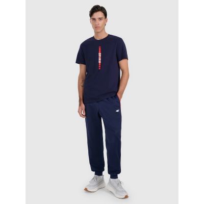 2. Men's regular printed T-shirt 4F 4FRAW25TTSHM3225-31S