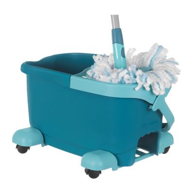 3. Leifheit Clean Twist Ergo Mop Set on Wheels