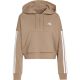 2. adidas Essentials 3-Stripes French Terry Quarter-Zip Women’s Sweatshirt Beige KF8315
