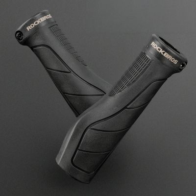 8. Rockbros G326PL Bicycle Grips - Black