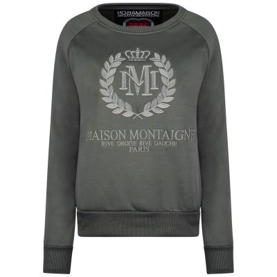Maison Montaigne FIMOSAI DGREY MT LADY 016 sweatshirt (RBMWW6410F/MM-GRIS FONCÉ)
