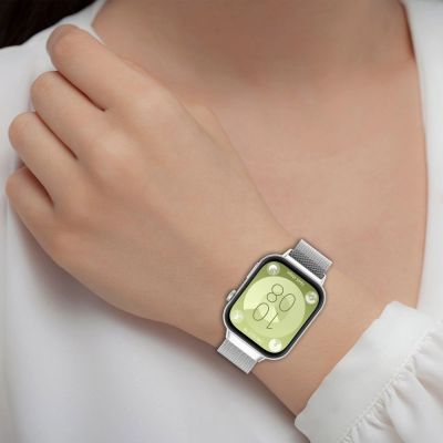 6. Tech-Protect MilaneseBand for Huawei Watch Fit 3 - Pink