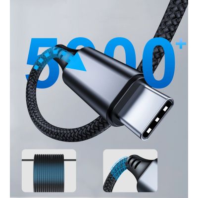 4. Choetech AUX006 USB-C / mini jack 3.5mm cable 1 m - black