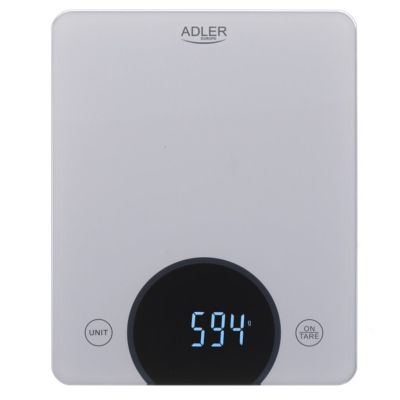 ADLER AD 3173s silver kitchen scale