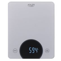 ADLER AD 3173s silver kitchen scale