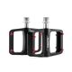 Rockbros BP2603 Platform Bicycle Pedals with Titanium Axle and Magnesium Alloy Bearings - Black