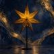 8. DECORATIVE STAR FLOOR LAMP 65 CM E14 WHITE