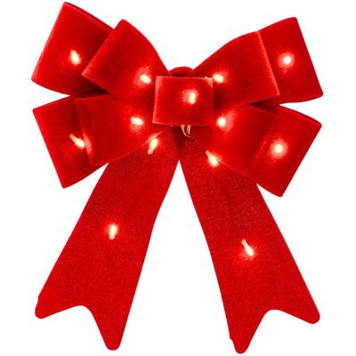 7. DECORATIVE BOW 25CM LED