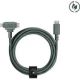 Native Union Duo Cable (USB-C to USB-C/Lightning), Green, USB C, USB C/Lightning, 1.5 m, Male, Male