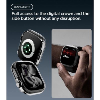 9. Spigen Thin Fit Case for Apple Watch 46mm - Clear