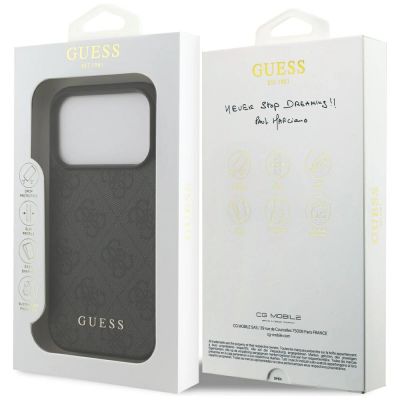 8. Guess 4G Classic Case for iPhone 17 Pro - Black