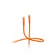 Flexline FL31-77157 USB Cable USB 3.2 Gen 2x2 1.5m USB C 20 Gbit/s 240W Orange