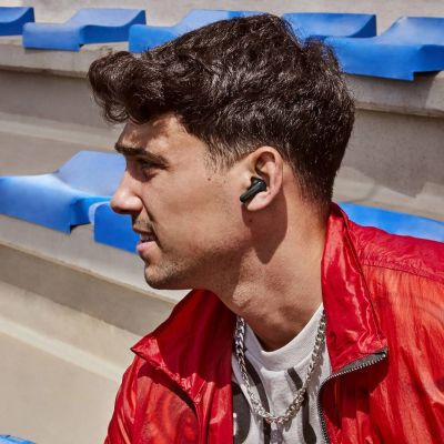 5. Energy Sistem True Wireless Serenity ANC Wireless Headphones with Microphone and Bluetooth, Color: Space
