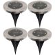 SOLAR LAMP 4 LED SMD FOR DRIVE INTO THE GROUND, SET OF 4 PCS