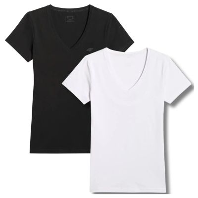 Women's T-shirt (SET OF 2 T-SHIRTS) 4F 4FWMM00TTSHF3307-10S-20S