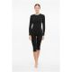 6. Women's thermal underwear Viking Base Layer Gaja 3/4 Set – black, size: L