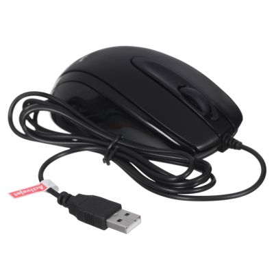 4. Activejet AMY-083 USB Wired Mouse (Optical; 1000 DPI; Black)