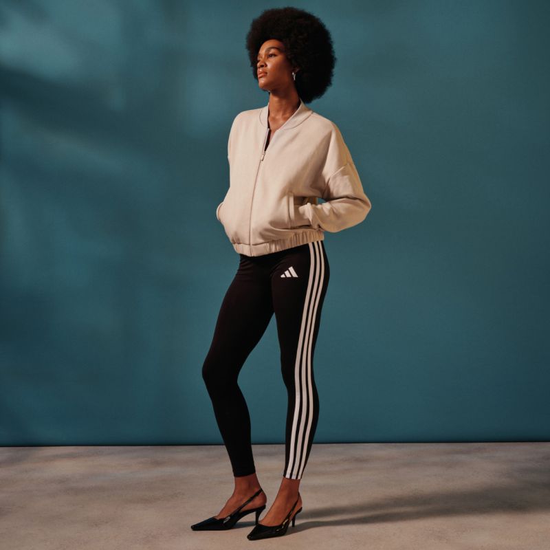 7. adidas Essentials 3-Stripes Cotton Leggings W JE0072