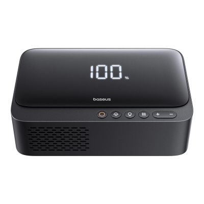 4. Jump starter Baseus Super Energy BS-CH013 4in1 600A with flashlight / powerbank 6000mAh / compressor - black