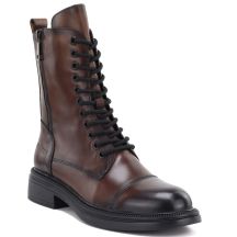 Brown Women’s Leather Worker Boots Artiker 59C1207