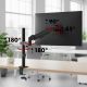 10. MACLEAN MONITOR MOUNT, GAS SPRING, 17"-32", 2-10KG, BLACK MC-135