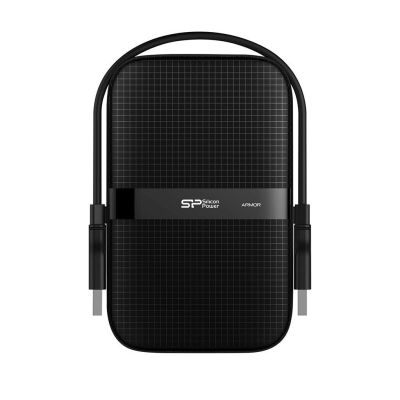 4. Silicon Power Armor A60 External Hard Drive 2GB Black
