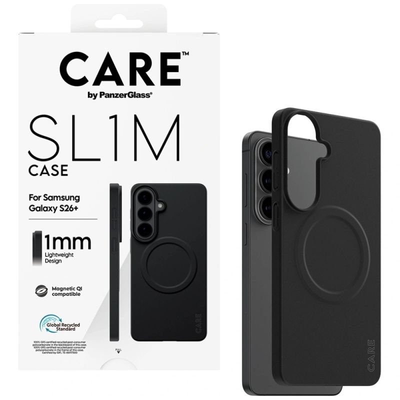 4. CARE by PanzerGlass SL1M Case for Samsung Galaxy S26+ - Black
