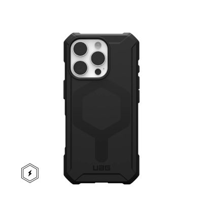 UAG Essential Armor Magsafe - MagSafe-compatible protective case for iPhone 16 Pro (black)