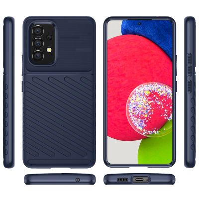 8. Thunder Case flexible armored cover for Samsung Galaxy A53 5G blue