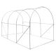 24. GREENHOUSE GARDEN TUNNEL 200X300X200CM PE STRUCTURE WHITE STEEL