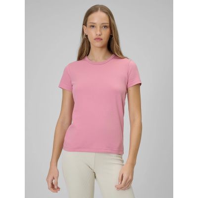 Women's slim plain T-shirt 4F 4FRAW25TTSHF3623-56S